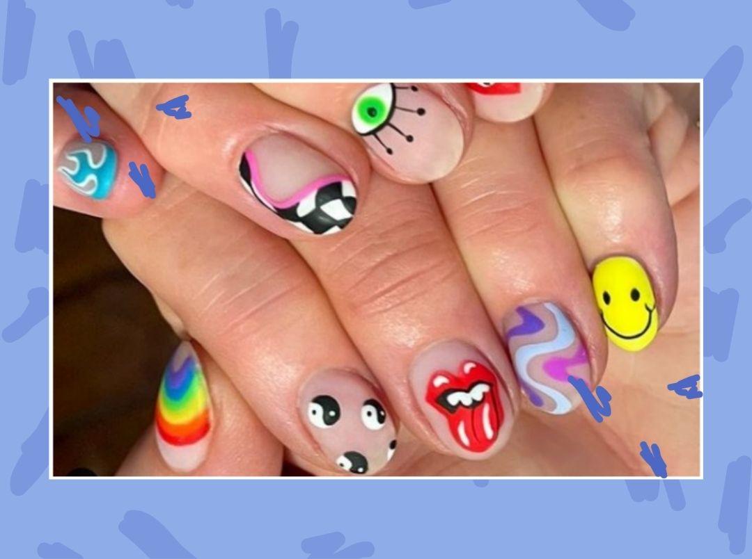 Pop Art Nails Are The Talk Of The Town These Days &amp; &#8217;90s Kids Will Squeal With Joy