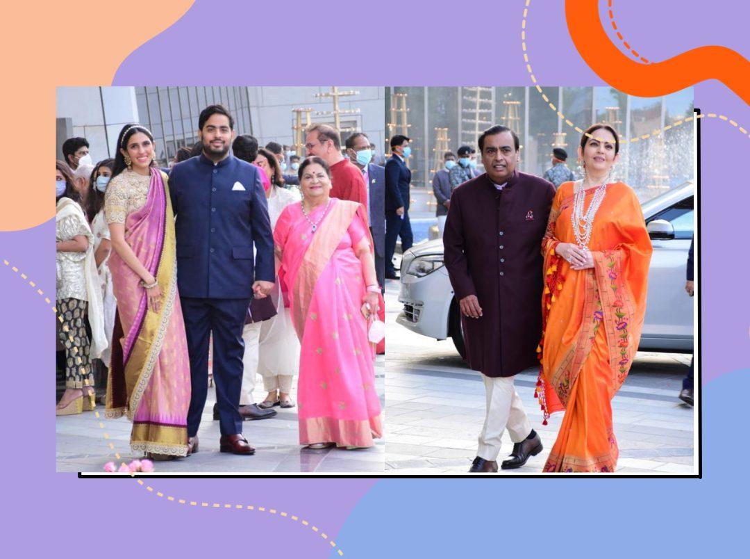 The Ambani Clan Cheered For Their Bahu-To-Be Last Night &amp; Here&#8217;re All The Pics From The Grand Event