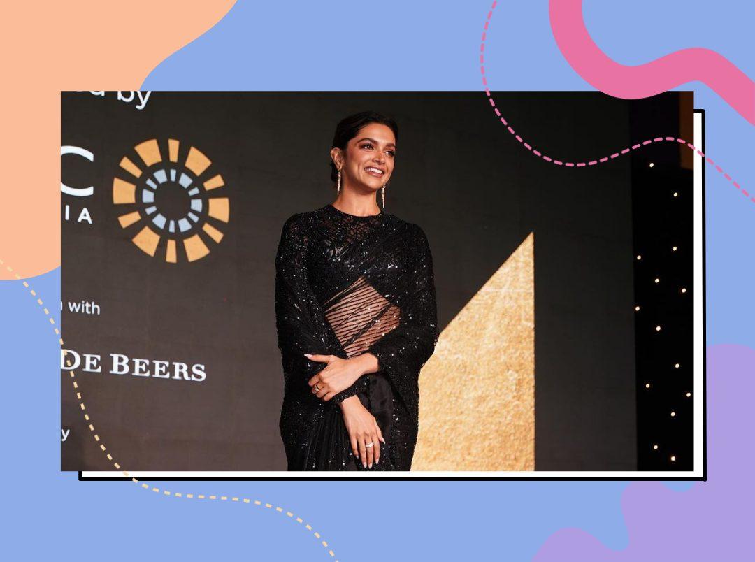 Deepika Padukone Yet Again Proves She Is Sabse Haseen In An All-Black Saree Look