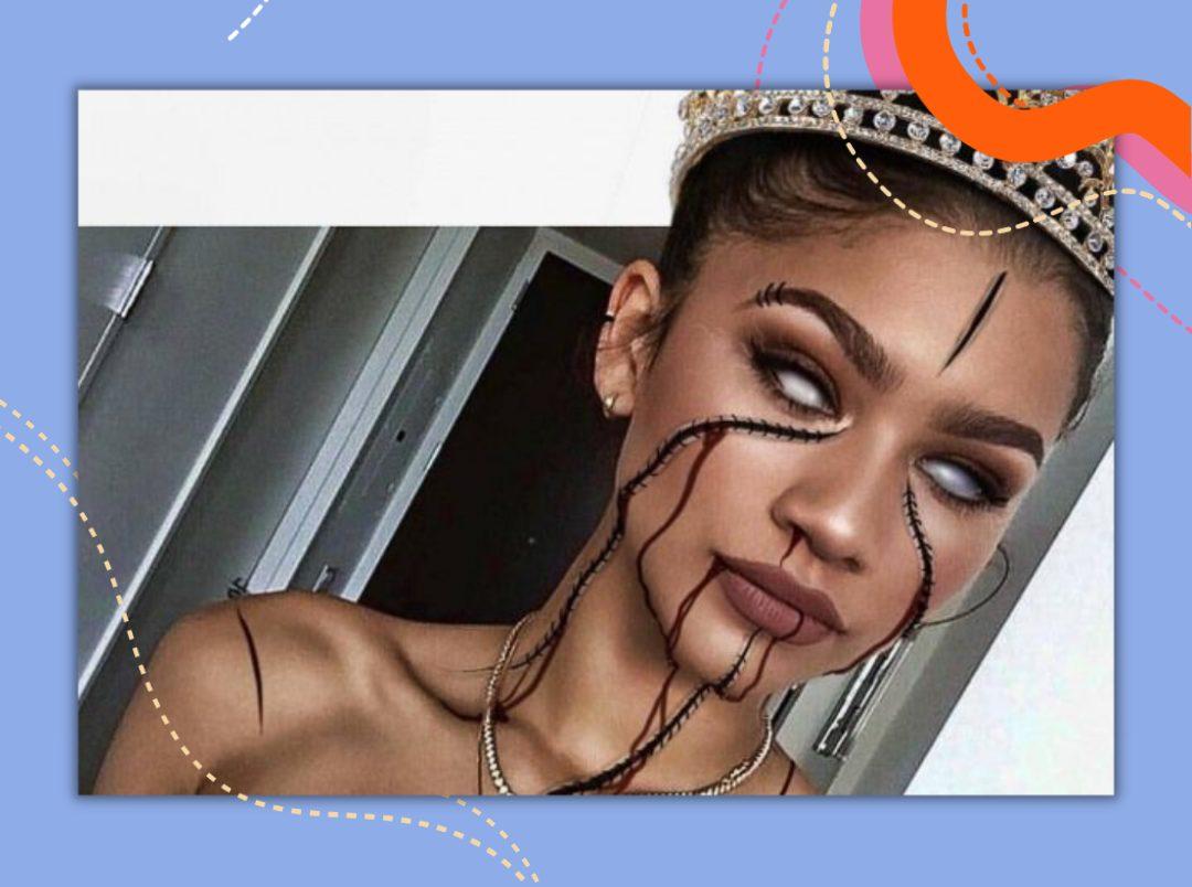 Celebrity-Inspired Halloween Makeup Looks To Do Spooky Season Right