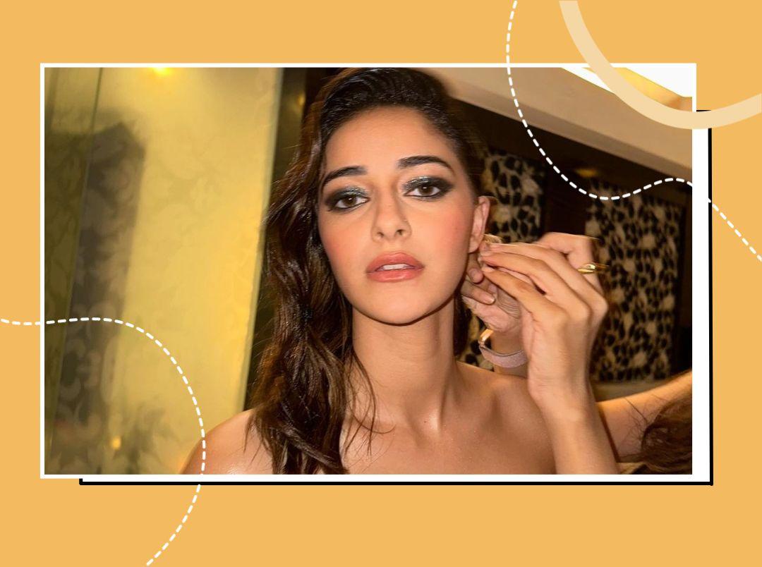 Ananya Panday Enters Her Glitzy Era With A Duo-Chrome Makeup Look