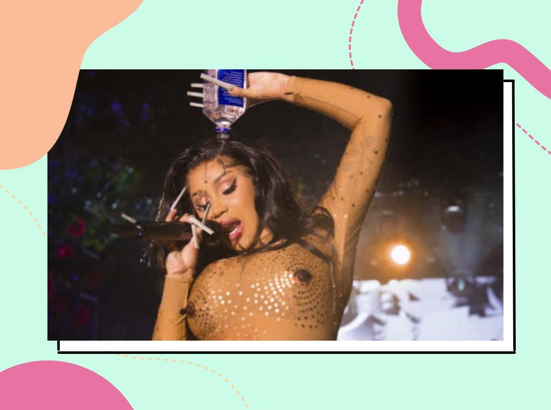 Cardi B Wore The Most Outrageous Nude Jumpsuit &amp; We&#8217;re Still Not Over It!