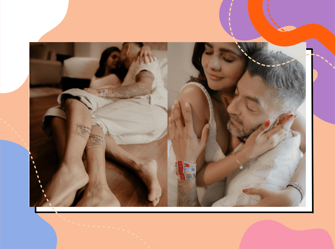 Dalljiet Kaur &amp; Hubby’s Matching Tattoos Are An Ode To Their Second Marriage