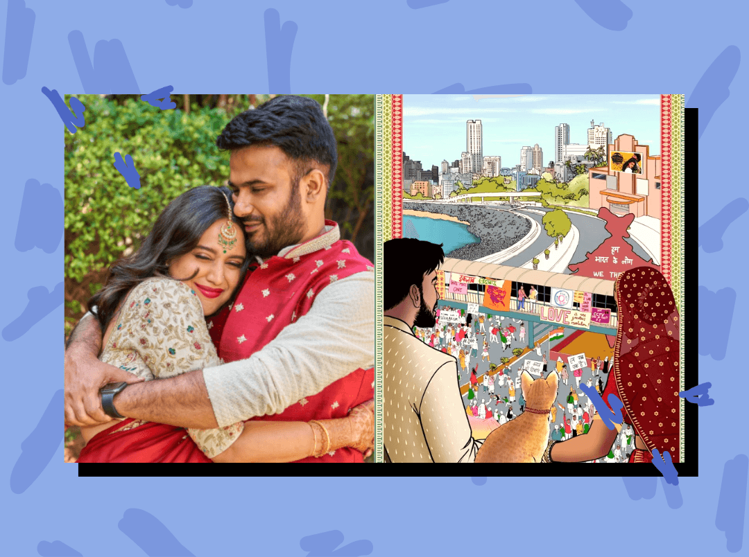Swara &amp; Fahad’s Wedding Invite Is All About Protests &amp; Marine Drive!