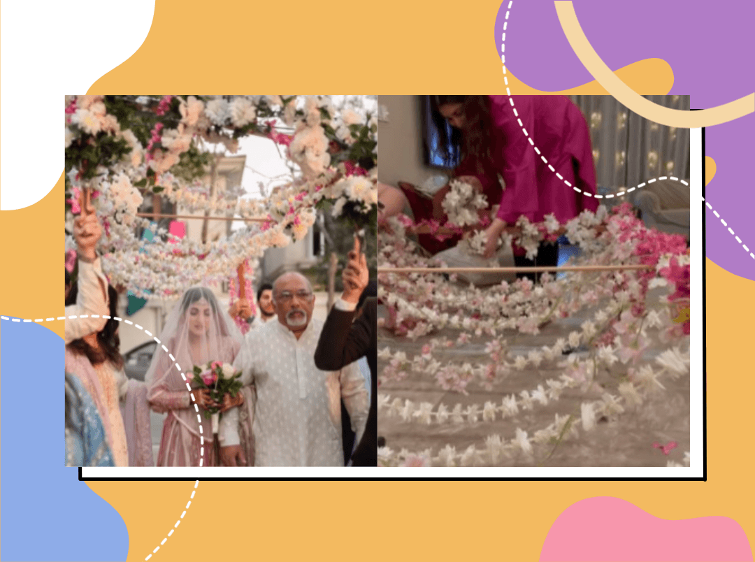 This Bride Made Her Own Phoolon Ki Chadar &amp; It Looked Stunning!