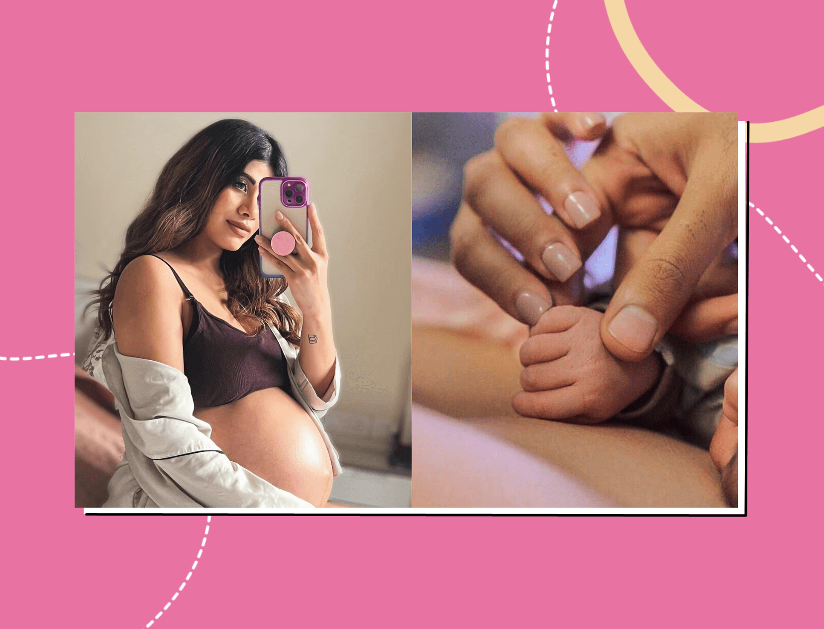It’s A Girl! Influencer Malvika Sitlani Shares Cutest Pictures With Newborn &amp; Ex-Husband